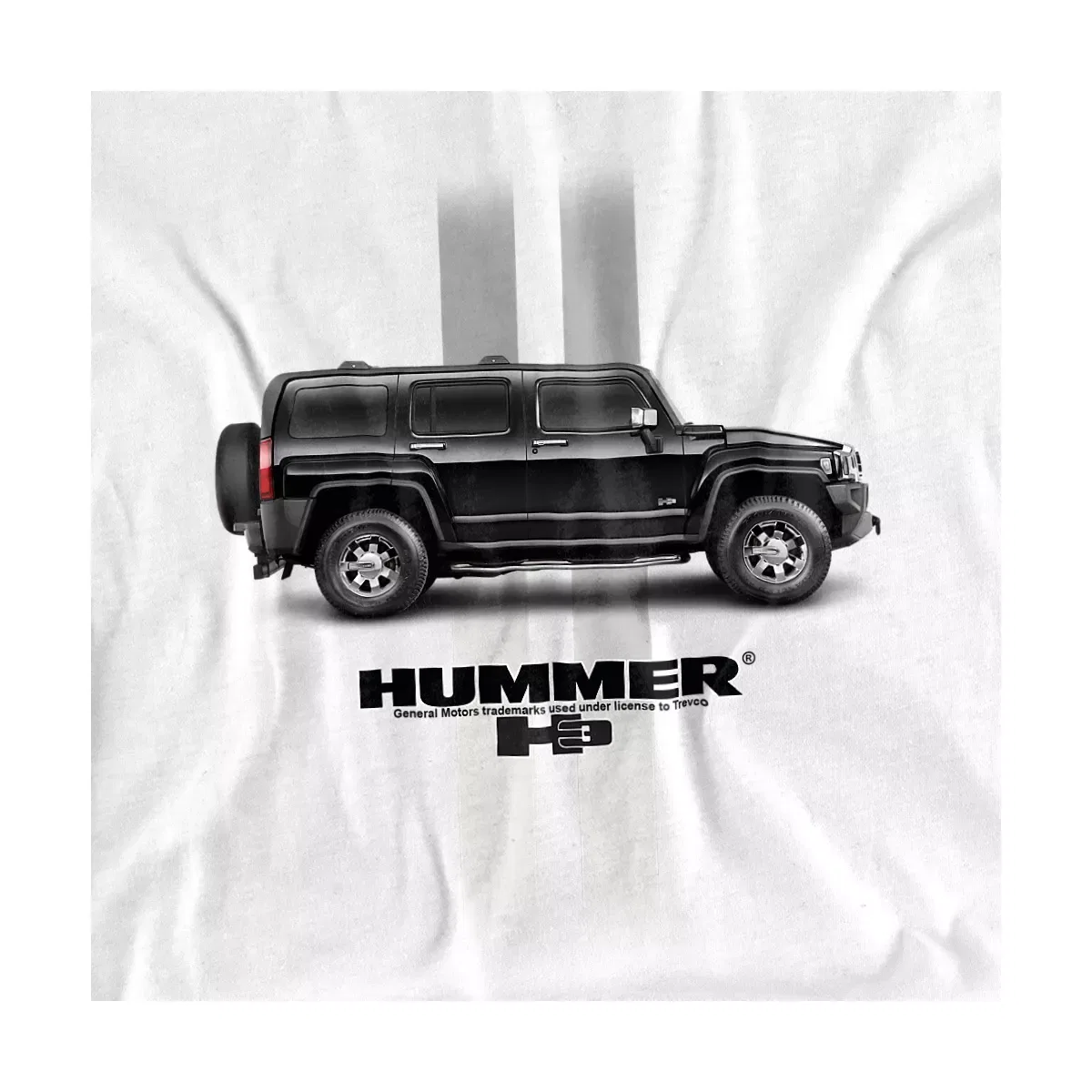 Детское боди для малышей с коротким рукавом Hummer H3 Stripes LOGOVISION, White — фото 2