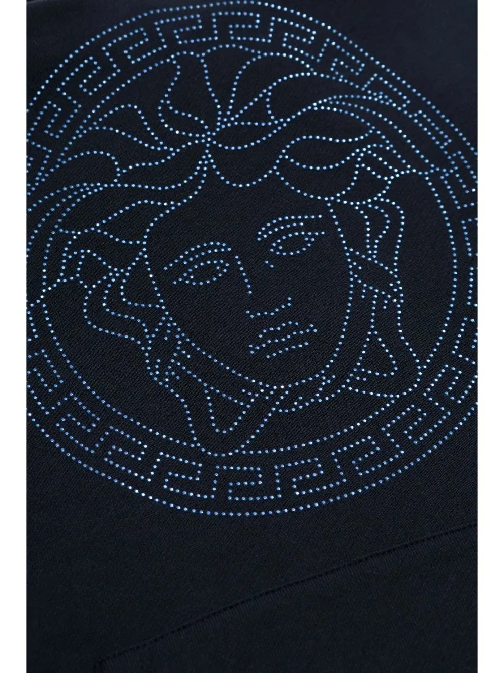 Худи с вышивкой Medusa Head Young Versace, Navy/Blue — фото 3