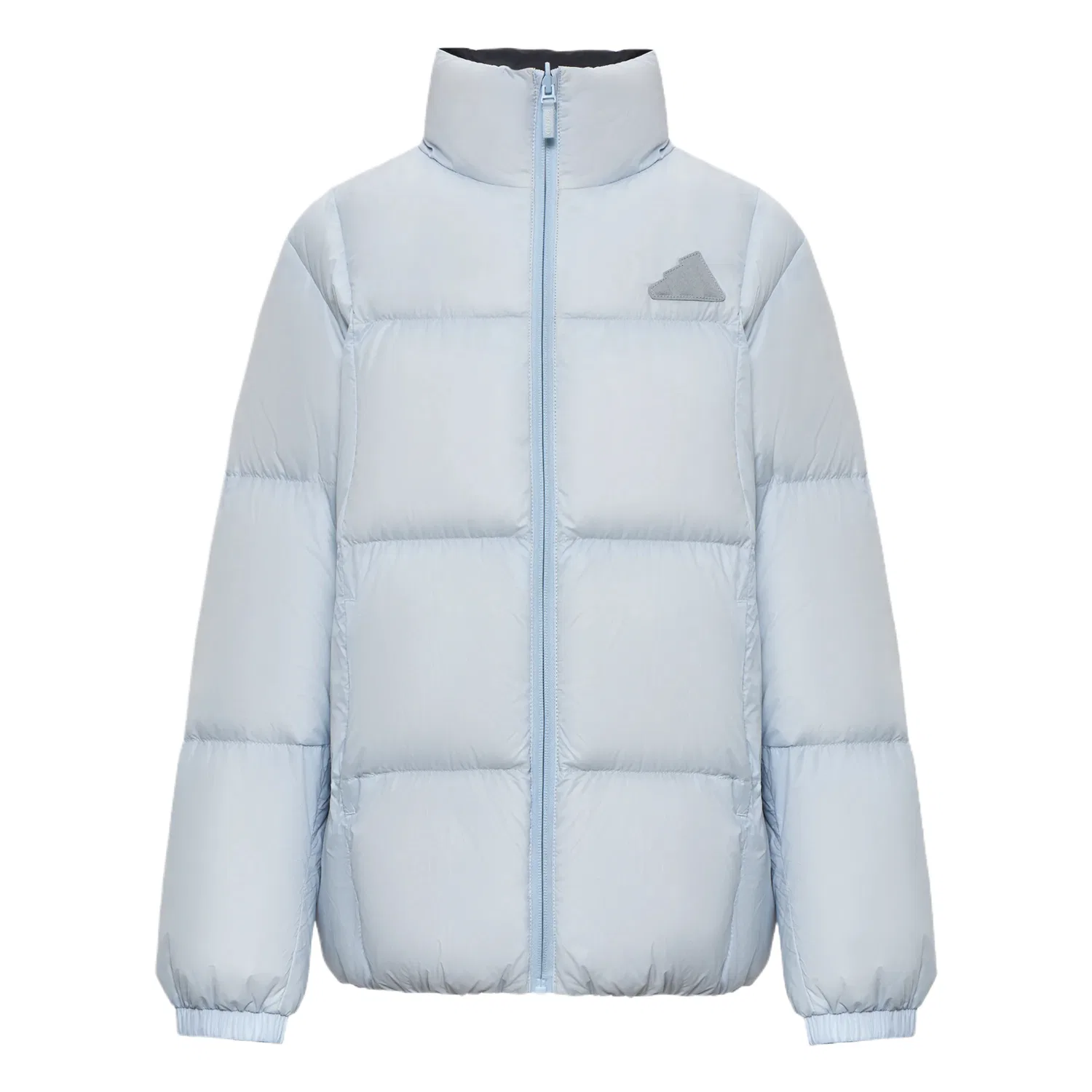 Детская куртка пуховик Adidas, Crystal Blue/Midnight Gray