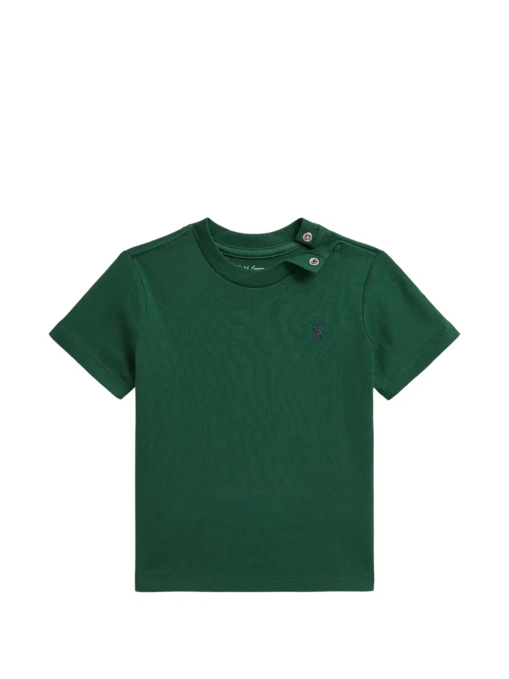 Футболка с вышитым пони Polo Ralph Lauren Kids, зеленый