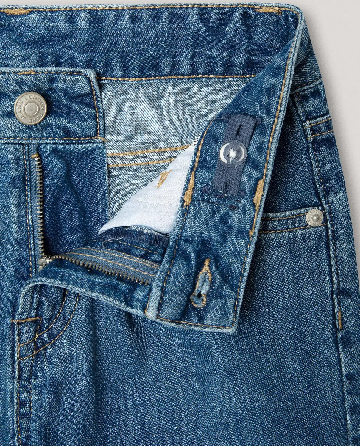 Детские шорты для девочек с вышивкой Patty Floral Pepe Jeans, Синий — фото 2