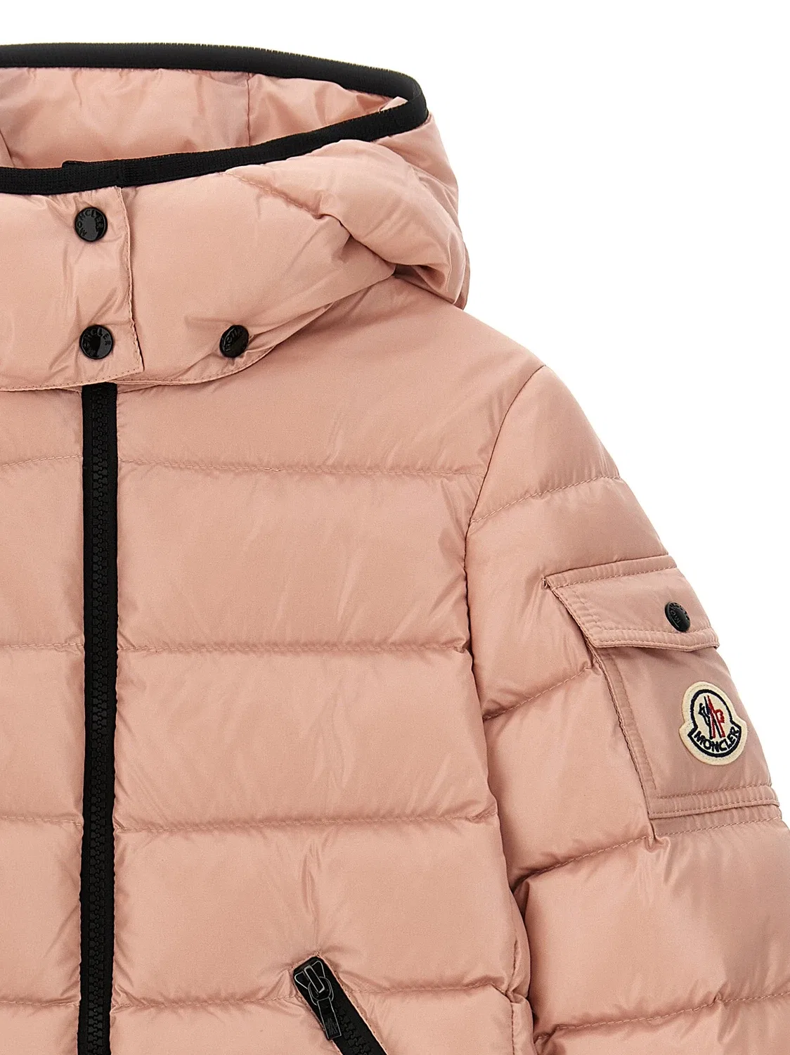 Пуховик Bady Moncler Enfant, розовый — фото 4
