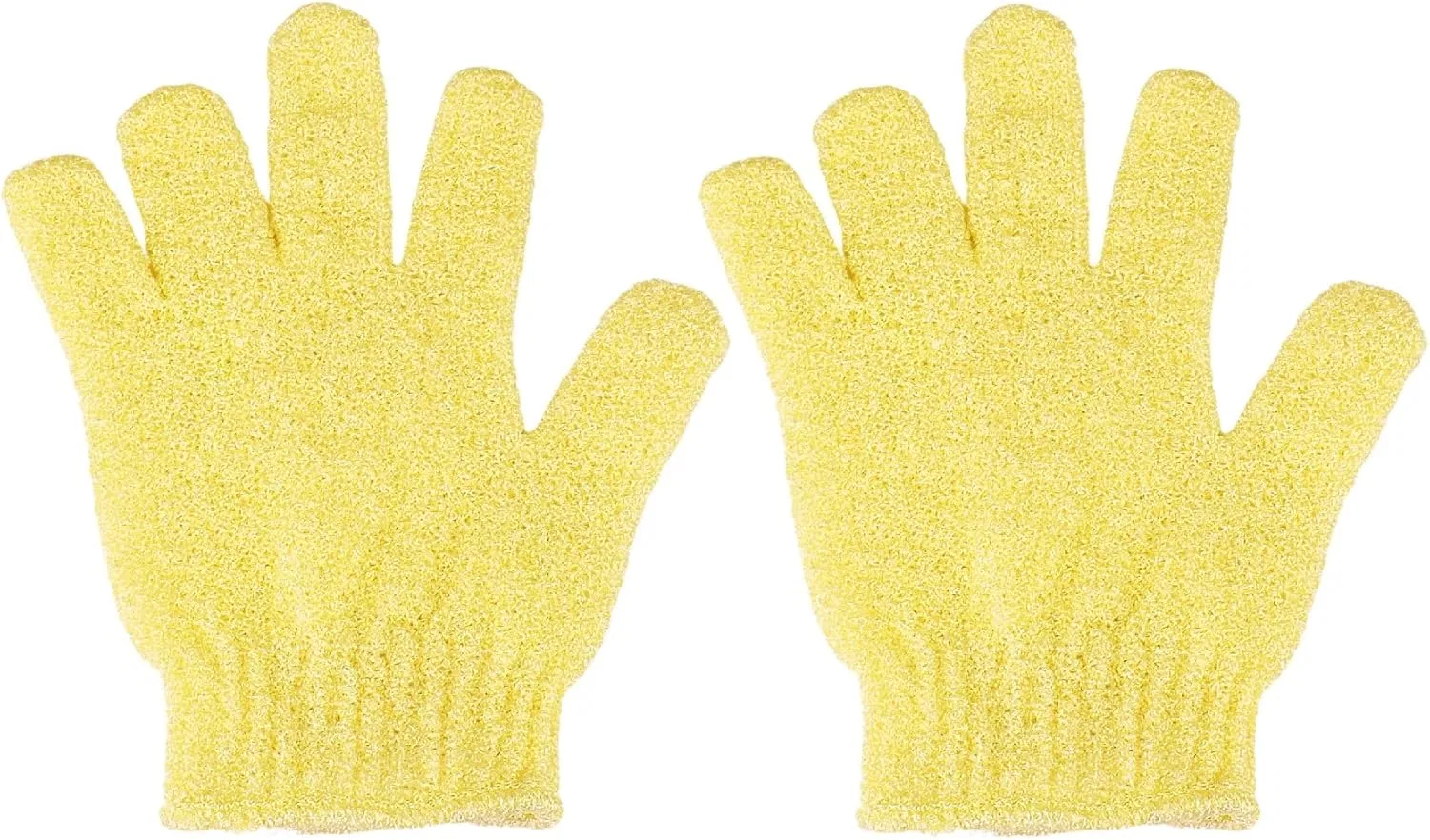 Мочалка для пилинга, 2 шт, нейлон, Yellow, CREHODEC