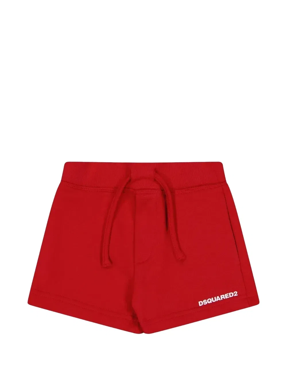 Шорты с кулиской и логотипом DSQUARED2 KIDS, красный
