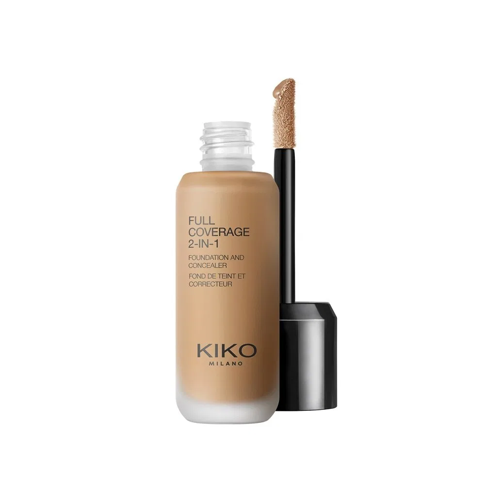 Тональный крем-консилер 2-в-1 Full Coverage 25 мл, оттенок NG100 Neutral Gold 100, KIKO Milano