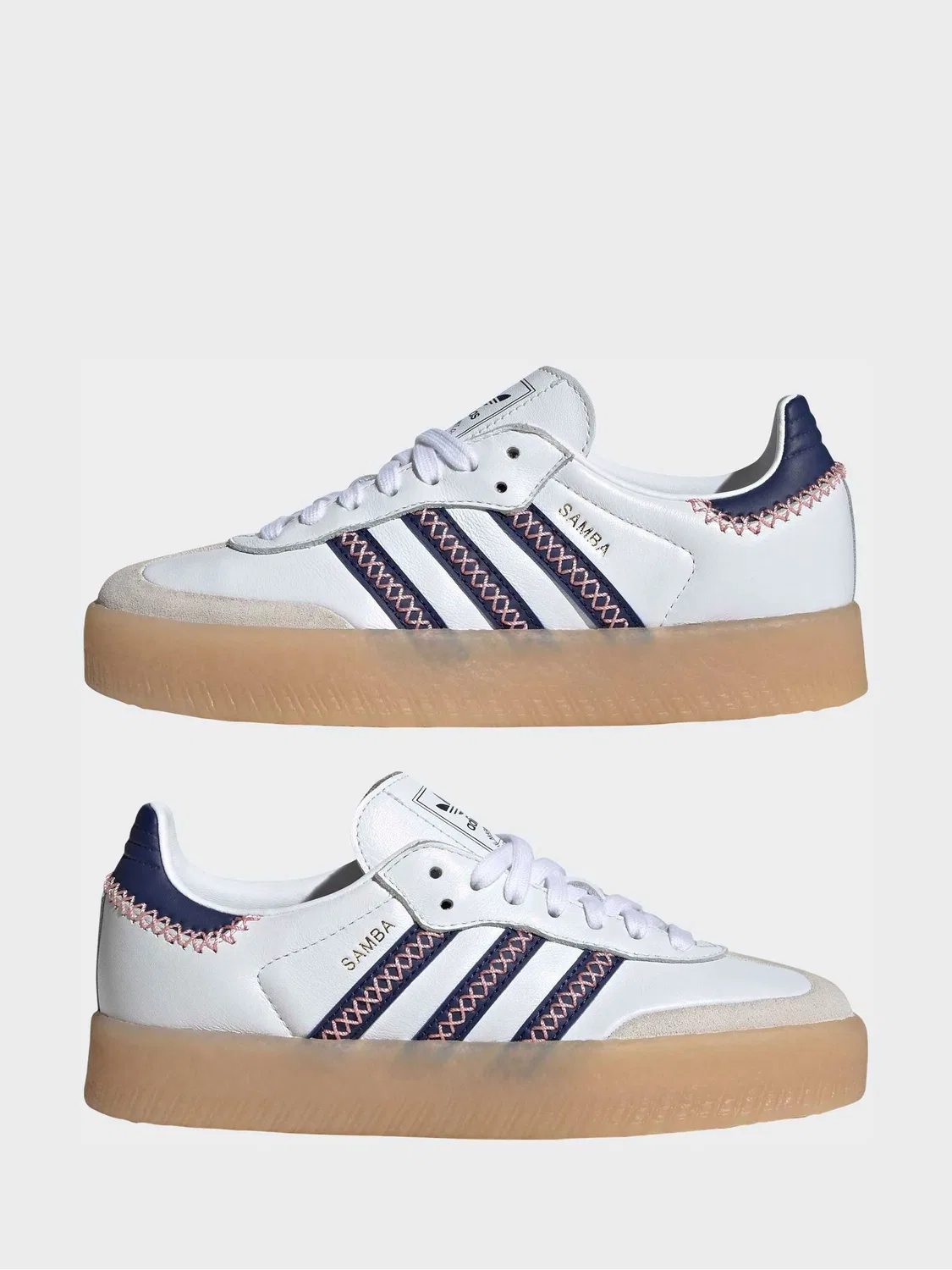 Кроссовки Samba adidas Originals, белый — фото 3