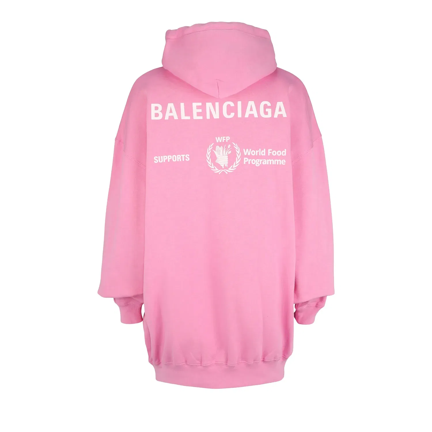 Худи Balenciaga x World Food Programme, розовый — фото 2