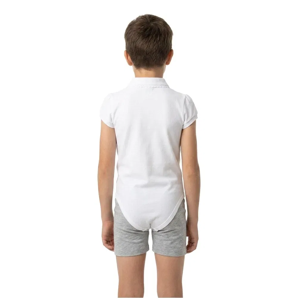 Боди с коротким рукавом 47120 Lacoste Kids, белый — фото 4