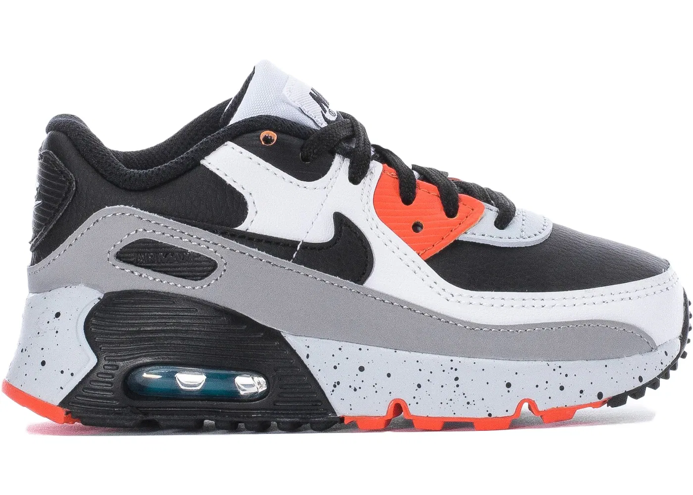 Детские кроссовки Lifestyle Nike Air Max 90, White/Black/Orange/Aqua