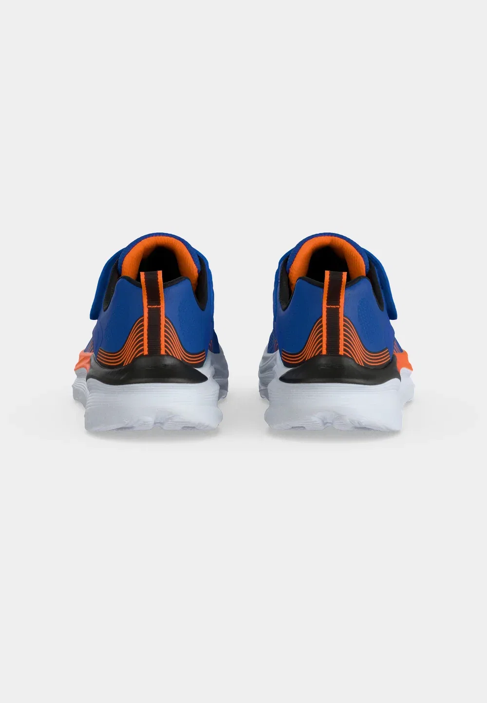 Max run - кроссовки Skechers Performance, Blue/Orange — фото 4