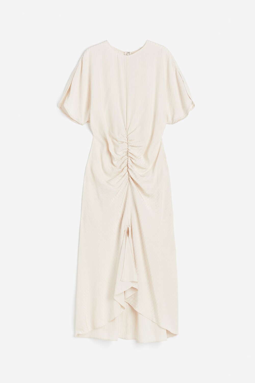 

Платье H&M Slit-sleeved, кремовый, Бежевый, Платье H&M Slit-sleeved, кремовый