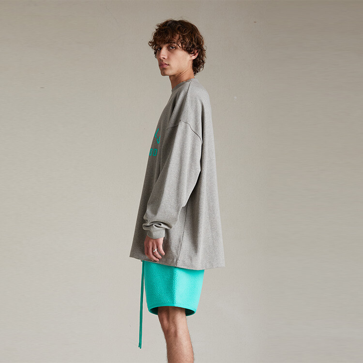 Хлопковая толстовка с логотипом Fear Of God Essentials, светло-бежевый — фото 2