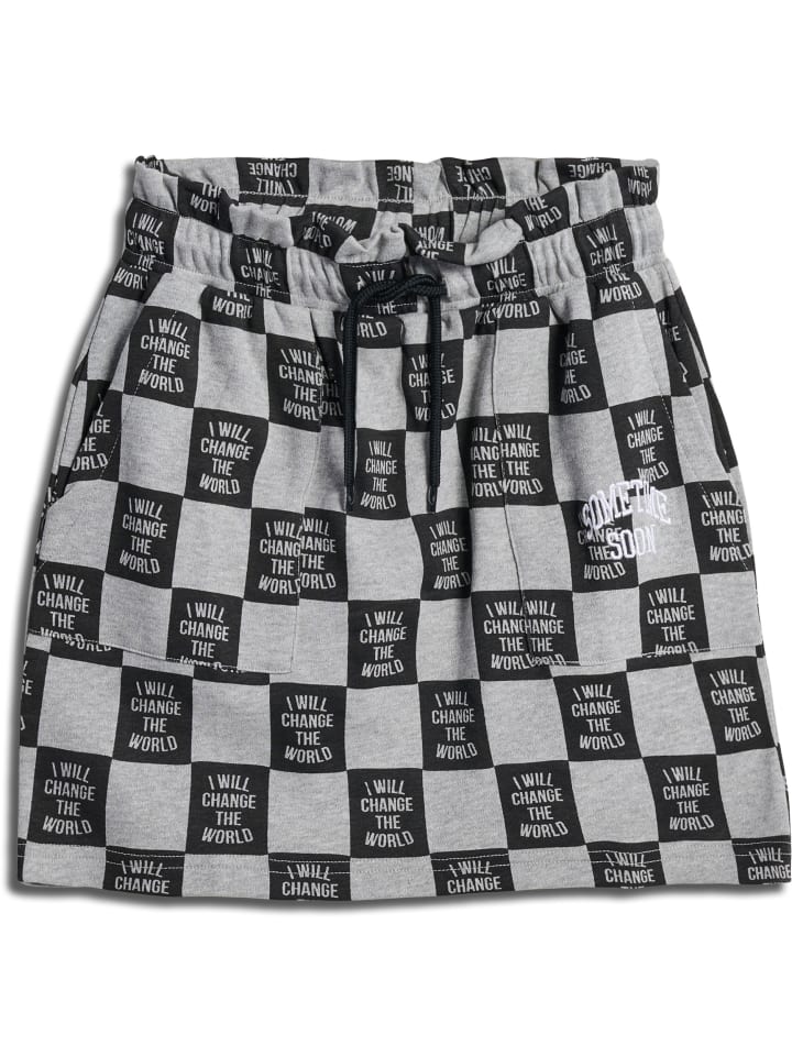 Юбка Sometime Soon Verstellbare Taille Skirt Stsmarilyn Mädchen, цвет GREY MELANGE — фото 4