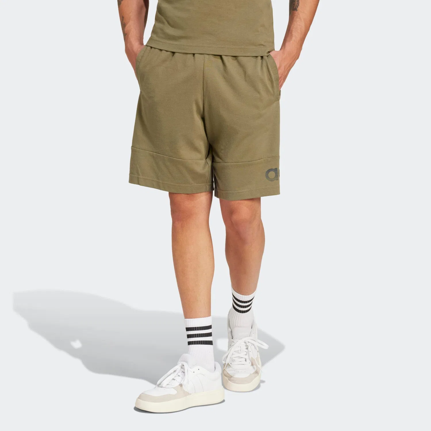 Мужские шорты Adidas, Цвет Grun — фото 2
