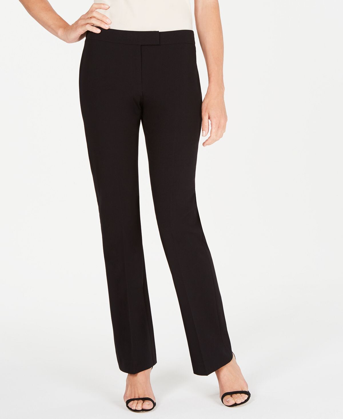 

Современные классические брюки Anne Klein, черный