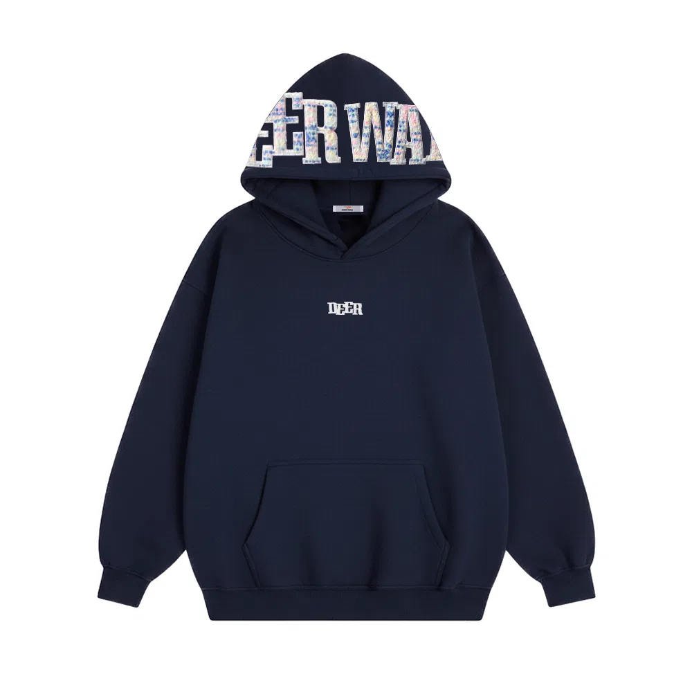 Детский худи на молнии с капюшоном DEERWAY, Navy Blue