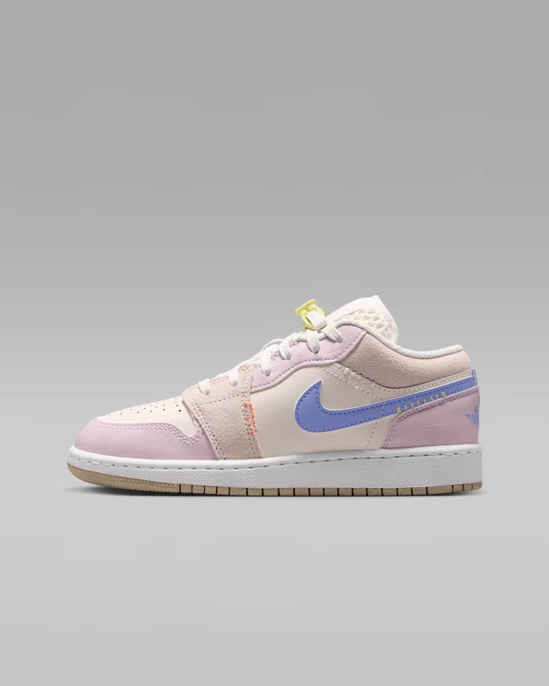 Кроссовки для детей постарше Air Jordan 1 Low, Sail/White/Fennel/Aluminum
