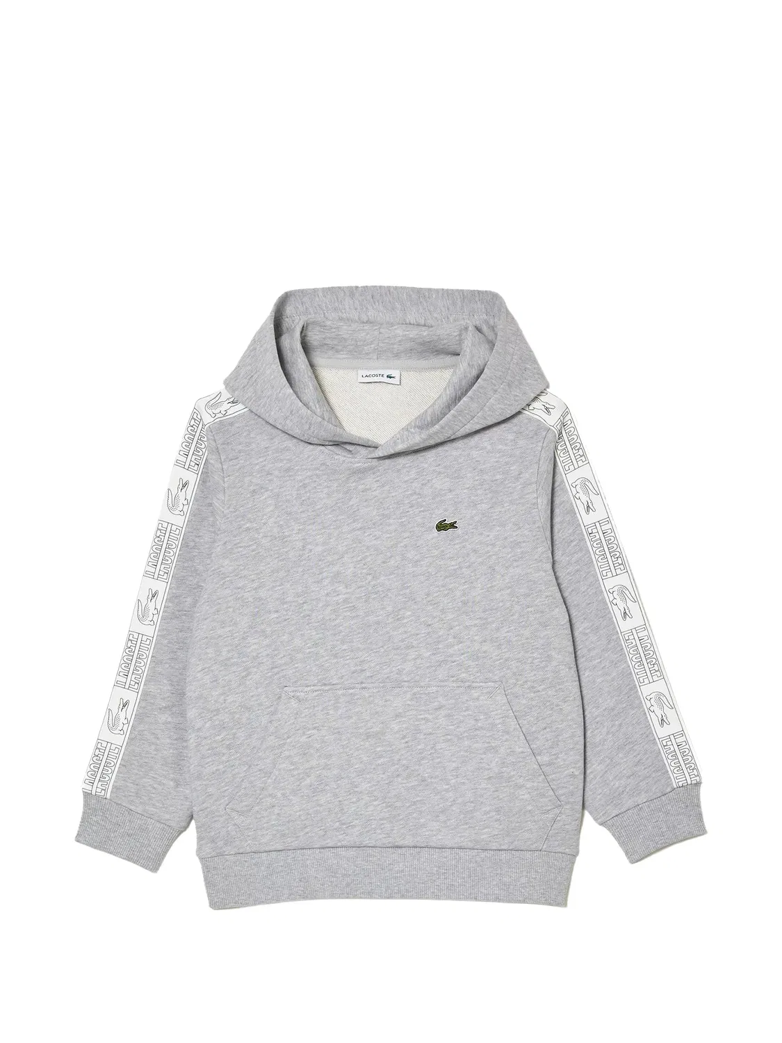 Худи флисовое серое Lacoste, серый