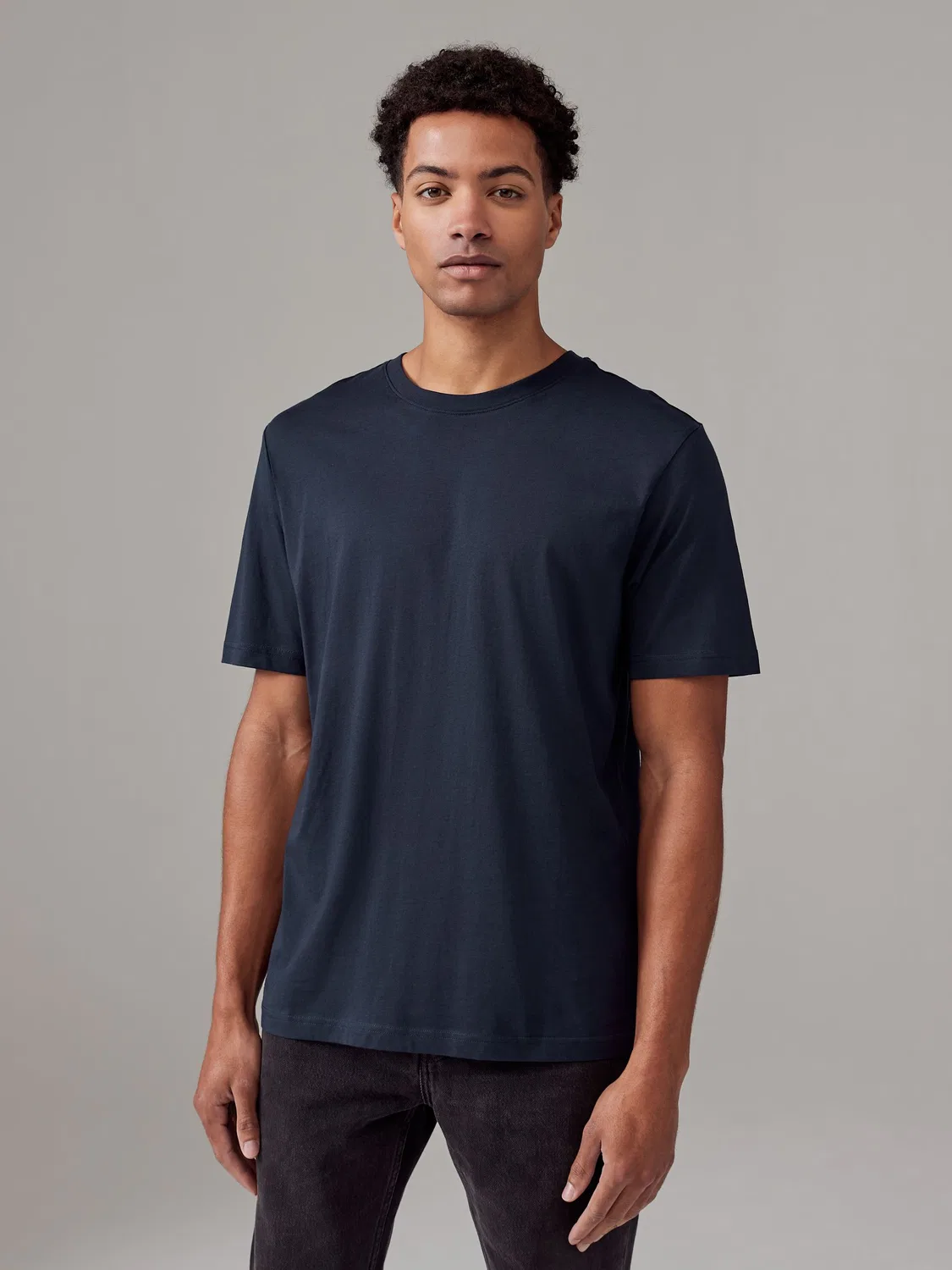 Футболка Regular Fit, набор из 6 штук, Essential Cotton Next, белый/черный/темно-синий — фото 3