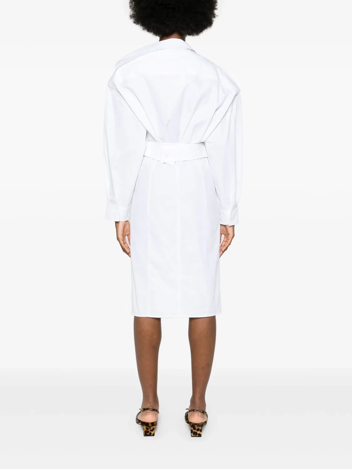 Платье La Robe Chemise Jacquemus, белый — фото 3