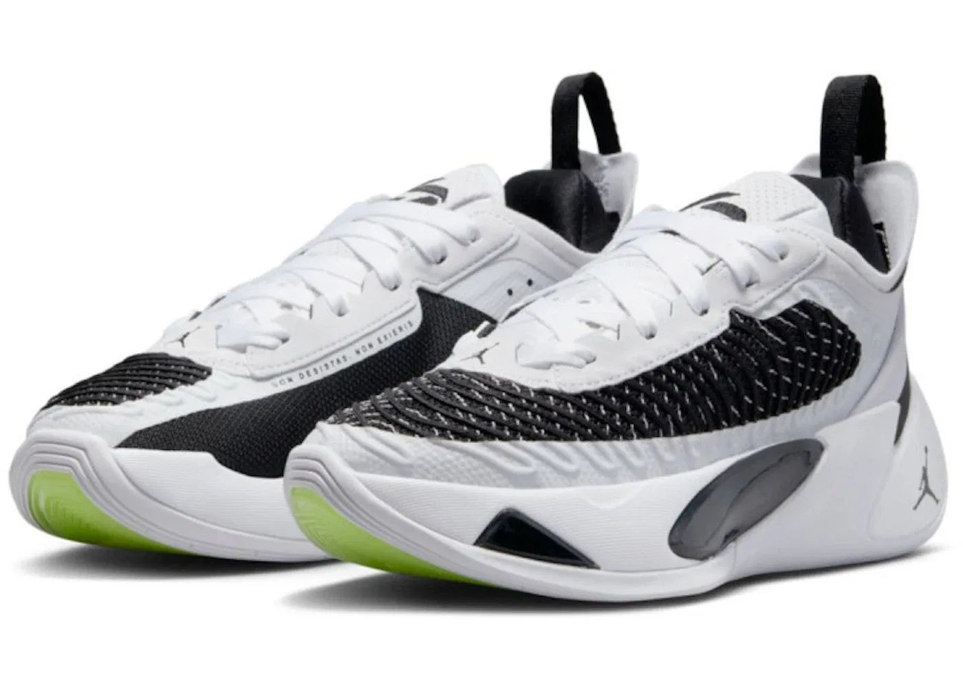 Детские кроссовки для баскетбола Jordan Luka 1 Reverse Orca Jordan, White/Black/Volt — фото 2