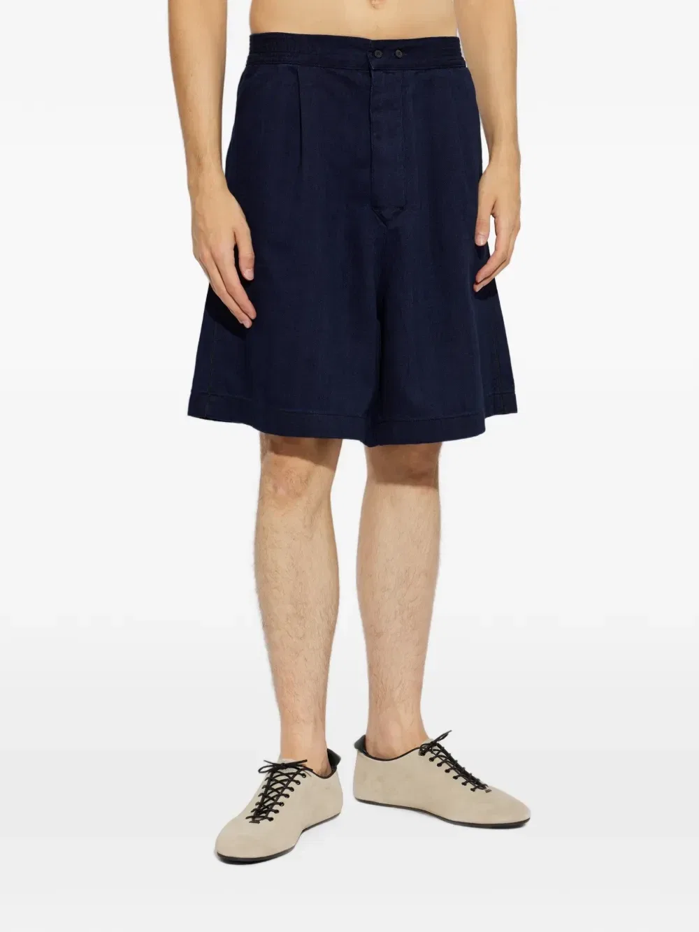 Джинсовые шорты The de-Nîmes Venice JACQUEMUS, синий — фото 3