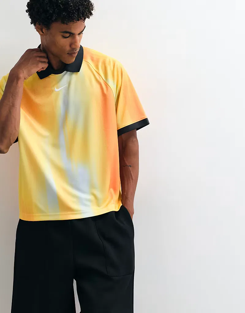 Футбольная майка Nike SB с жаккардовым плетением, оранжевый — фото 4