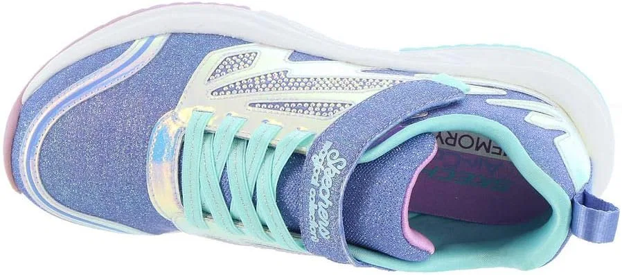 Детские кроссовки для девочек Skechers, Lavender/Aqua — фото 3