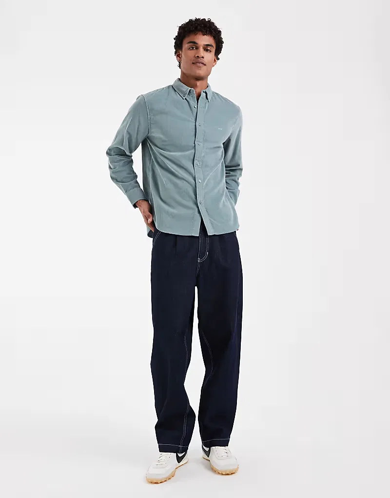Рубашка кордовая authentic на пуговицах Levi's, синий — фото 3