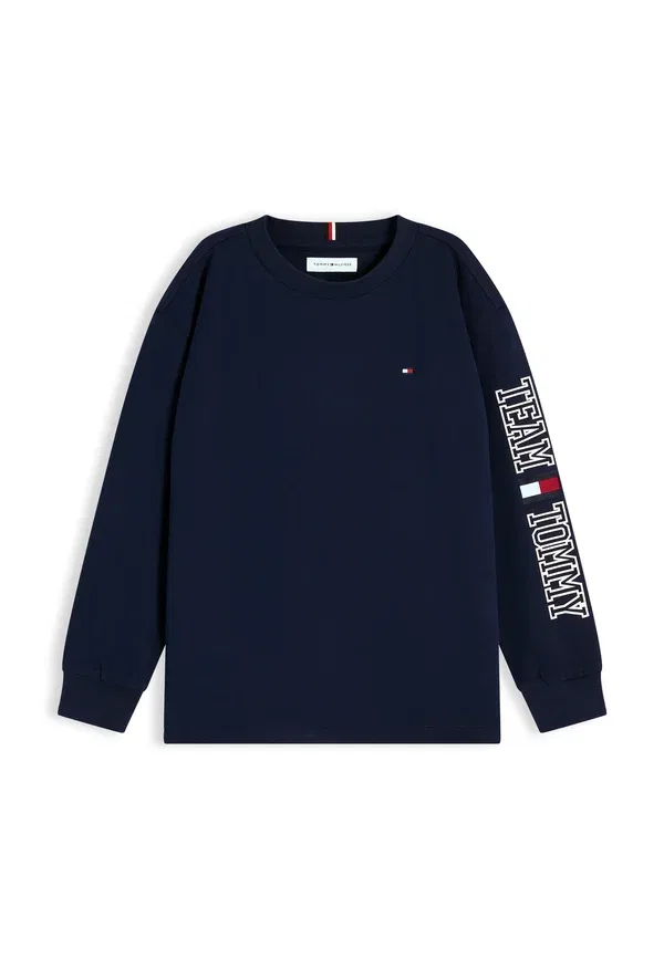 Футболка с длинным рукавом с принтом Team Graphic Tommy Hilfiger, Dark Night темно-синий — фото 4