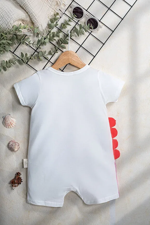 Детский комбинезон для девочек с принтом Basics Rocha Baby, Pink — фото 3