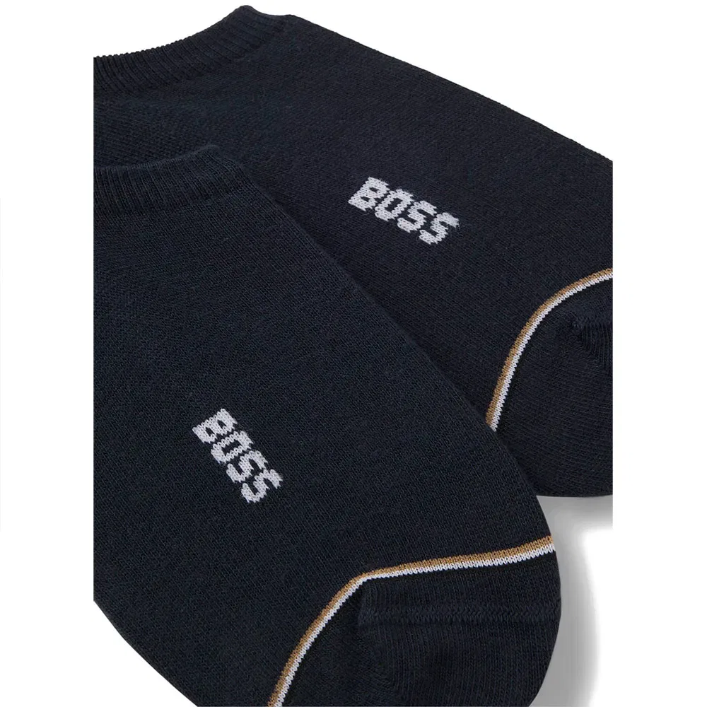 Мужские носки-невидимки BOSS Iconic 10263012, Blue — фото 2