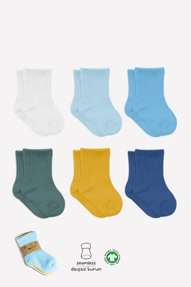 Детские носки для девочек хлопковые Bistil Bistyle, Saks