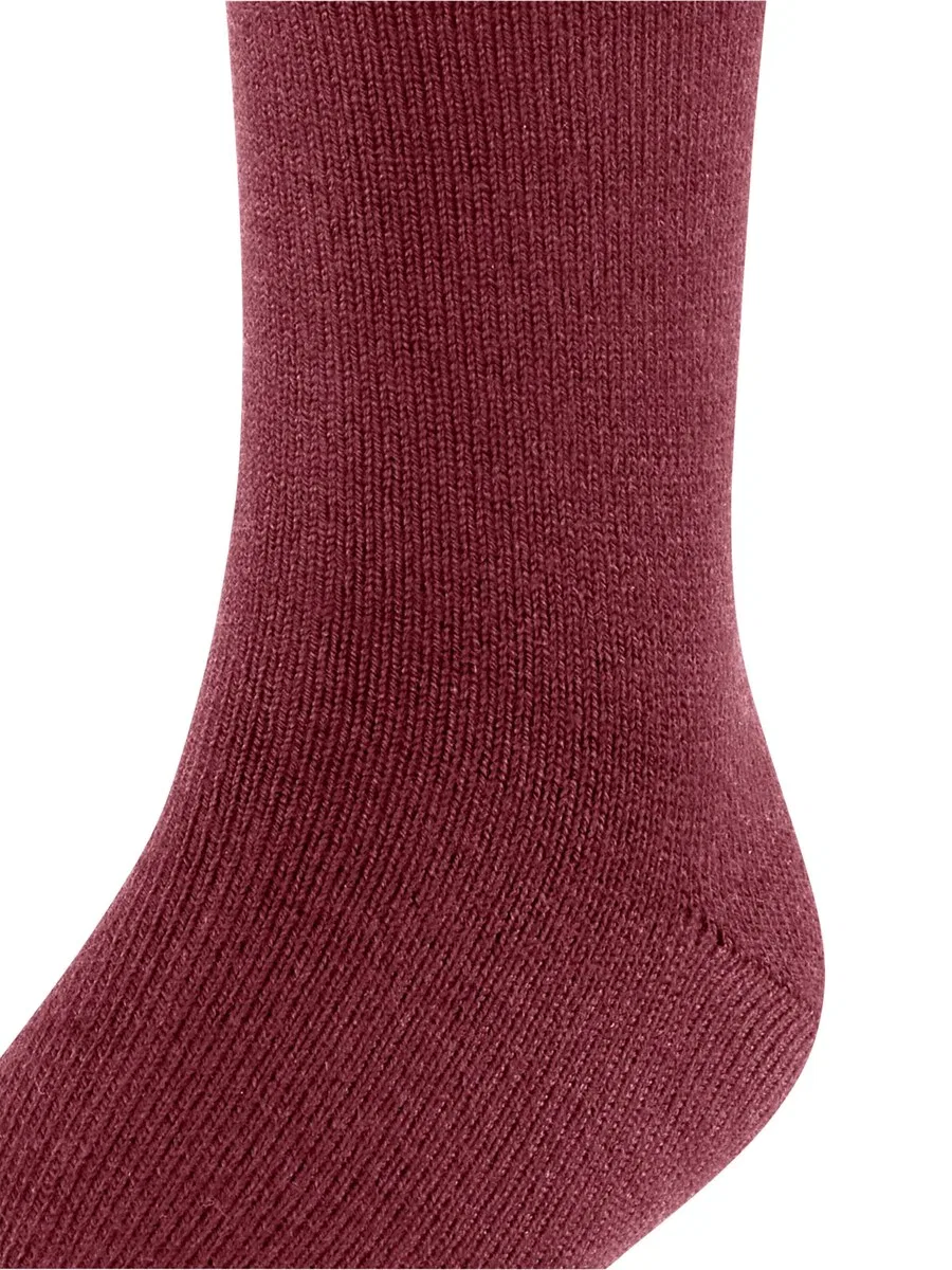 Носки FALKE 'Comfort Wool' рубиново-красного цвета — фото 4