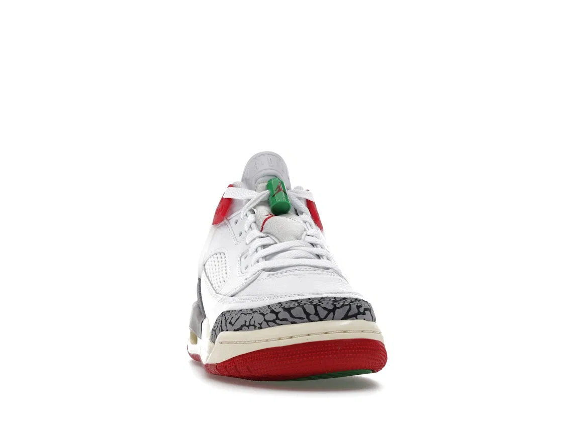 Детские кроссовки Lifestyle Jordan Spizike Low Jordan, White/Coconut Milk/Black/Varsity Red — фото 2