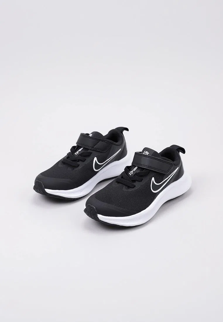 Детские кроссовки Nike Star Runner 3 Little Ki, Цвет Schwarz Weiss — фото 2
