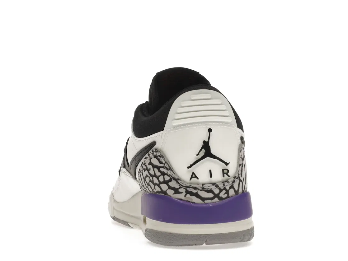 Детские кроссовки Lifestyle с принтом Jordan Legacy 312 Low Jordan, Summit White/Varsity Red-Black-Varsity Purple-University Gold — фото 4