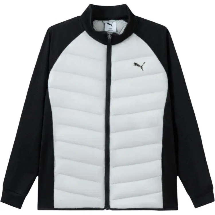 Детская тонкая стеганая куртка с воротником-стойкой Unisex PUMA, Purple White Tone — фото 3