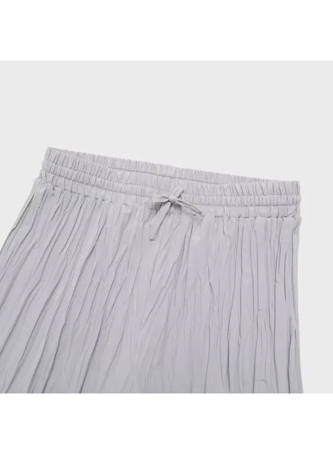 Брюки мягкие комфортные Zara, светло-серо-голубой — фото 4
