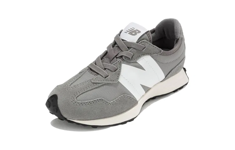 Детские кроссовки с абразивостойким верхом New Balance 327, Wide, Grey — фото 3
