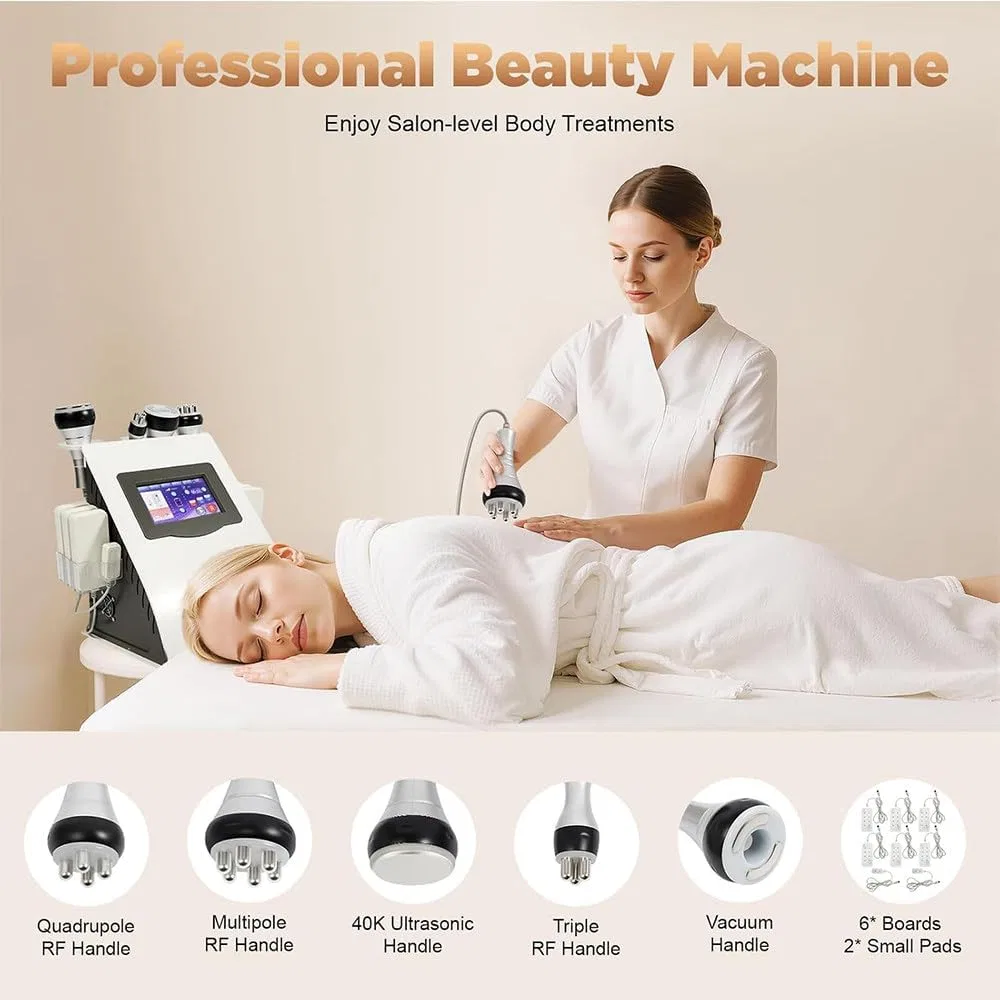 RF High Frequency Cavitation Device 40K Body Shaping Device, DHMYDPDZ, 6 in 1 Set, 100W — фото 2