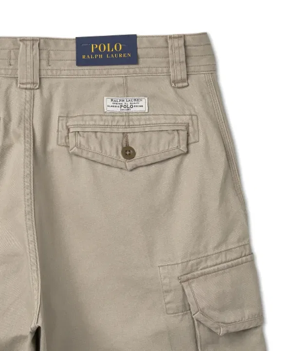 Классические карго шорты, 26.7 см, Polo Ralph Lauren, светло-бежевый — фото 4