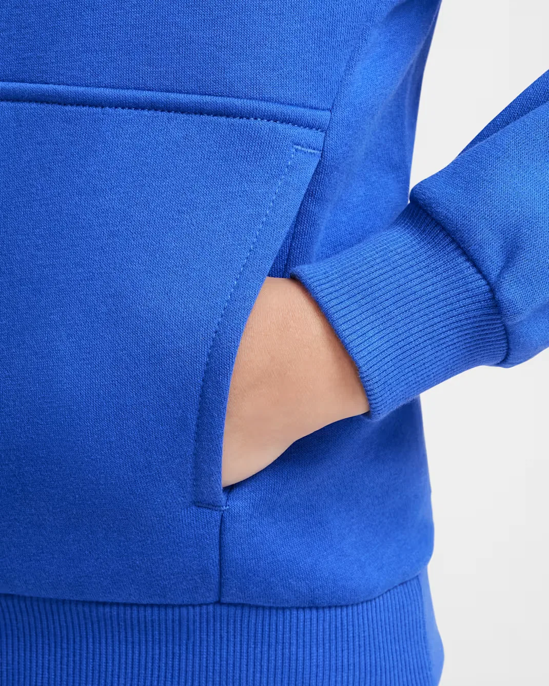 Толстовка с капюшоном для детей постарше Nike Sportswear Club Fleece, Game Royal/White — фото 4
