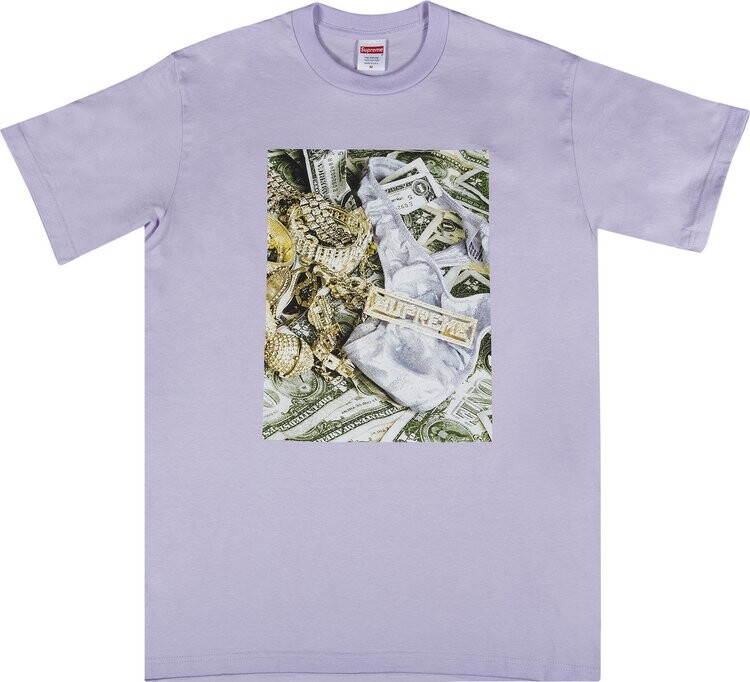 

Футболка Supreme Bling Tee 'Light Purple', фиолетовый