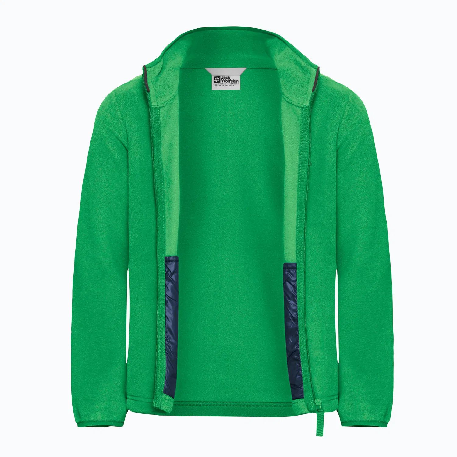 Детская флисовая куртка Taunus Jack Wolfskin, Зеленый — фото 3