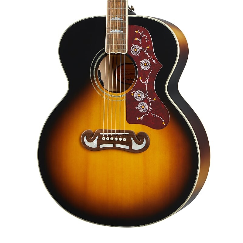 

Электроакустическая гитара Epiphone Masterbilt J-200, цвет Aged Vintage Sunburst Gloss