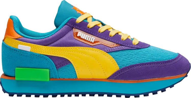 

Кроссовки Puma Rugrats x Future Rider Jr Caribbean Sea Ultra Yellow, разноцветный