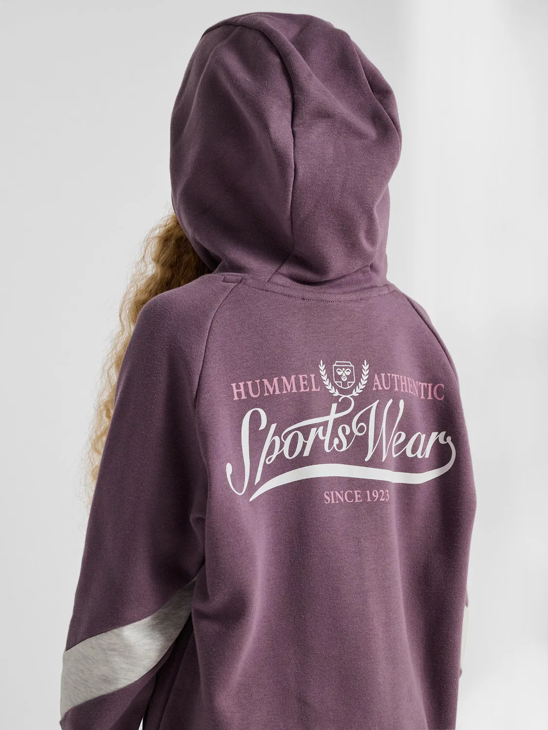 Детское худи свободного кроя с регланом Hmljr Loose Hummel, Grau — фото 4