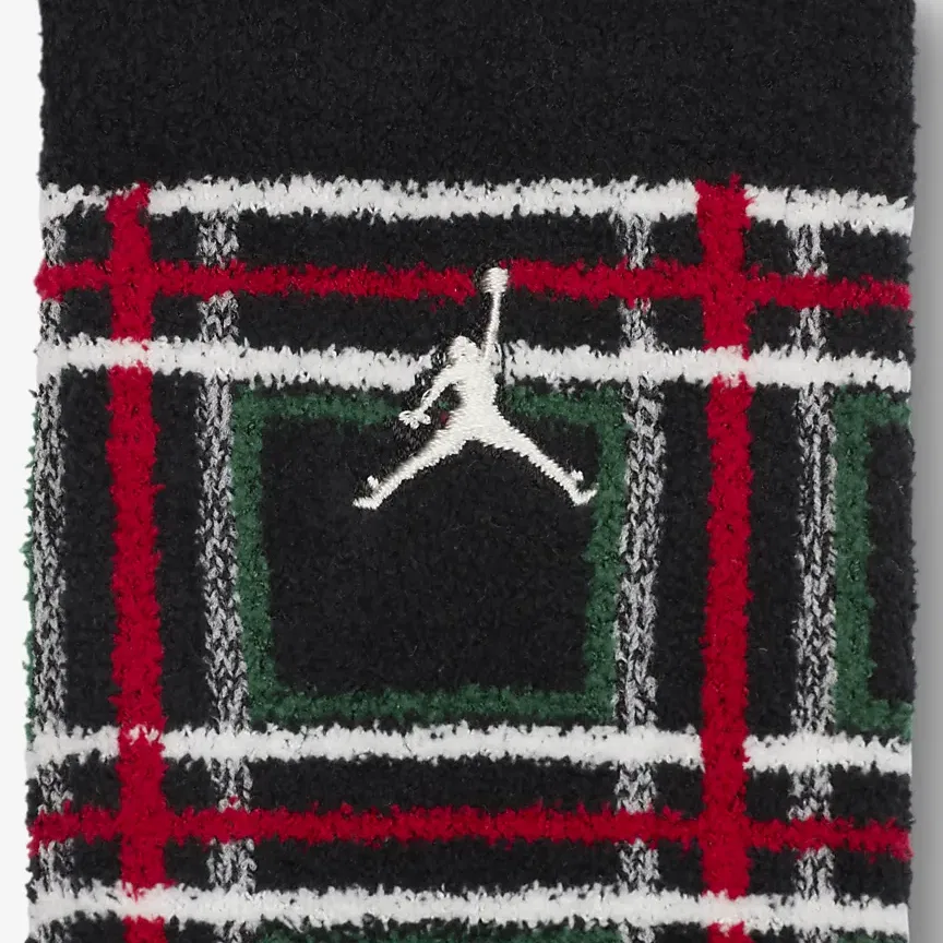 Детские носки 3 пары (Черный/Красный/Зеленый) Jordan, Black/Red/Green — фото 4