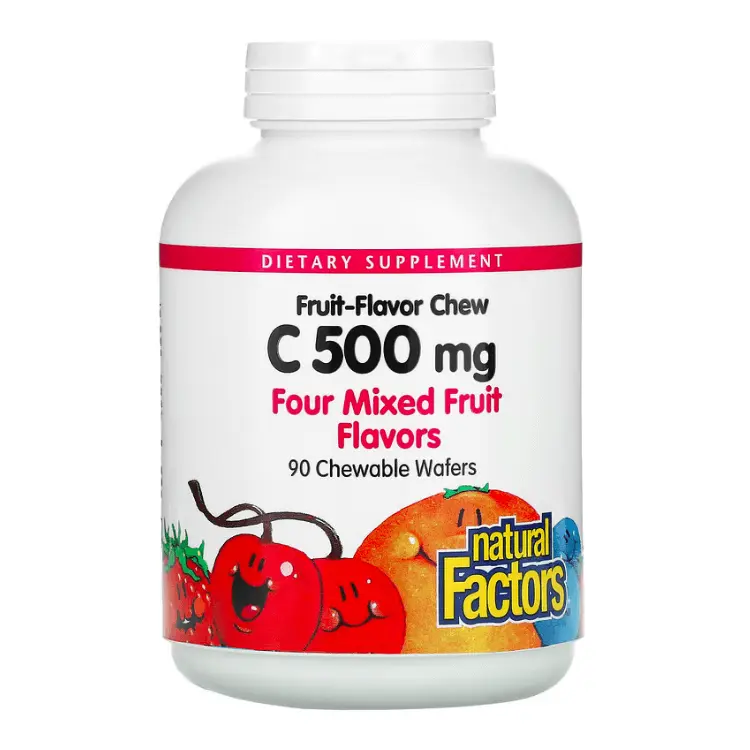 

Витамин C Natural Factors 500 мг, 90 таблеток